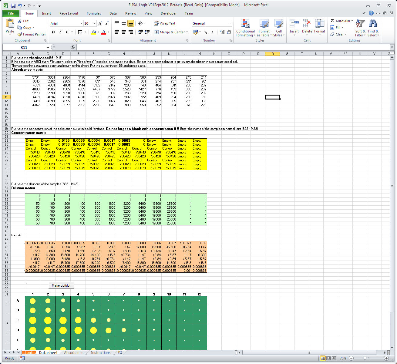 logit data sheet