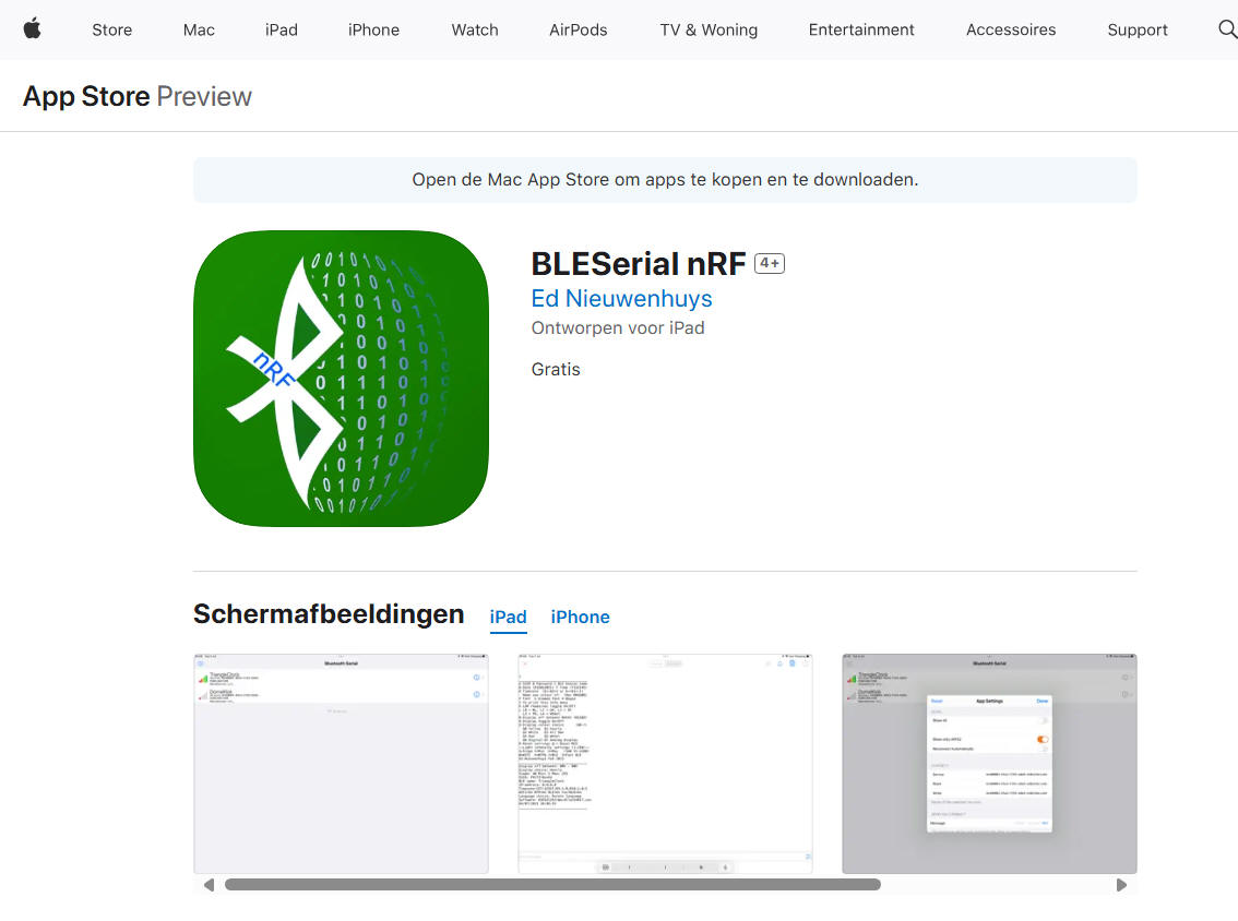 nRF app