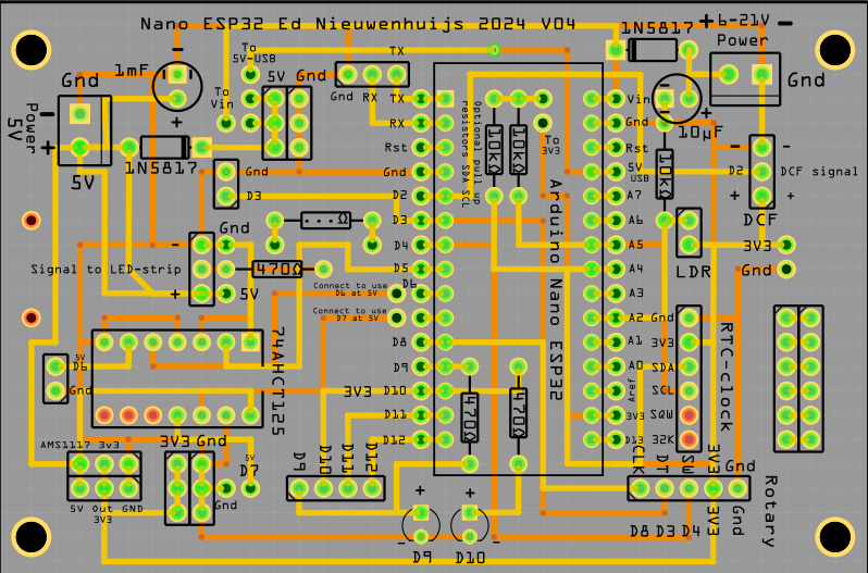 ESP32 PCB V04